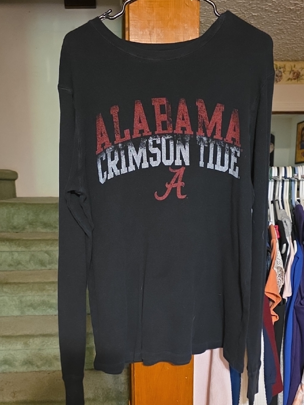 Alabama Crimson Tide Black Long Sleeve Tee